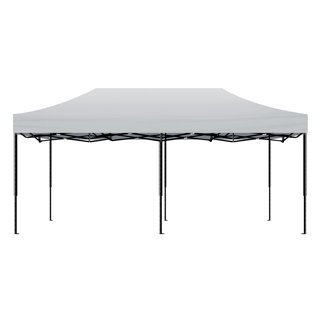 Mountview Gazebo Tent 3x6 Outdoor Marquee Black-1910112337239609345