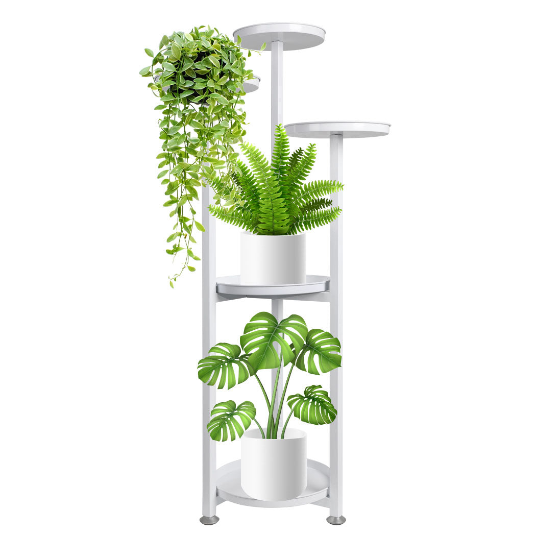 Levede Plant Stand Outdoor Indoor Flower White Large-1919892859163643905