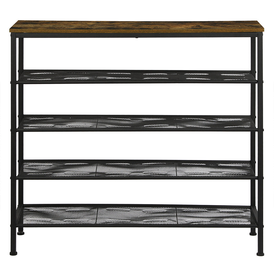 Levede 5-Tier Shoe Rack Storage Cabinet 100cm Wide-1954802690483687425