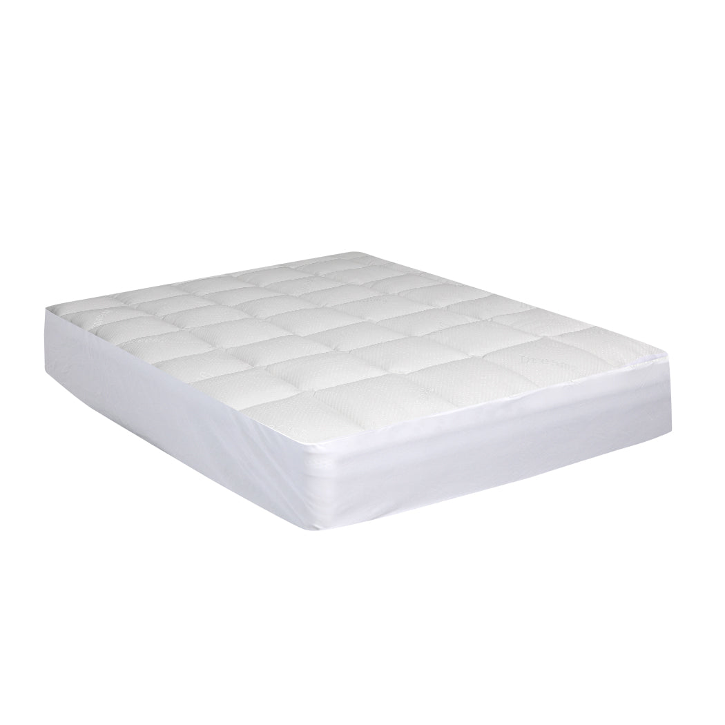 Dreamz Mattress Protector Luxury Topper Double-1954802866321494017