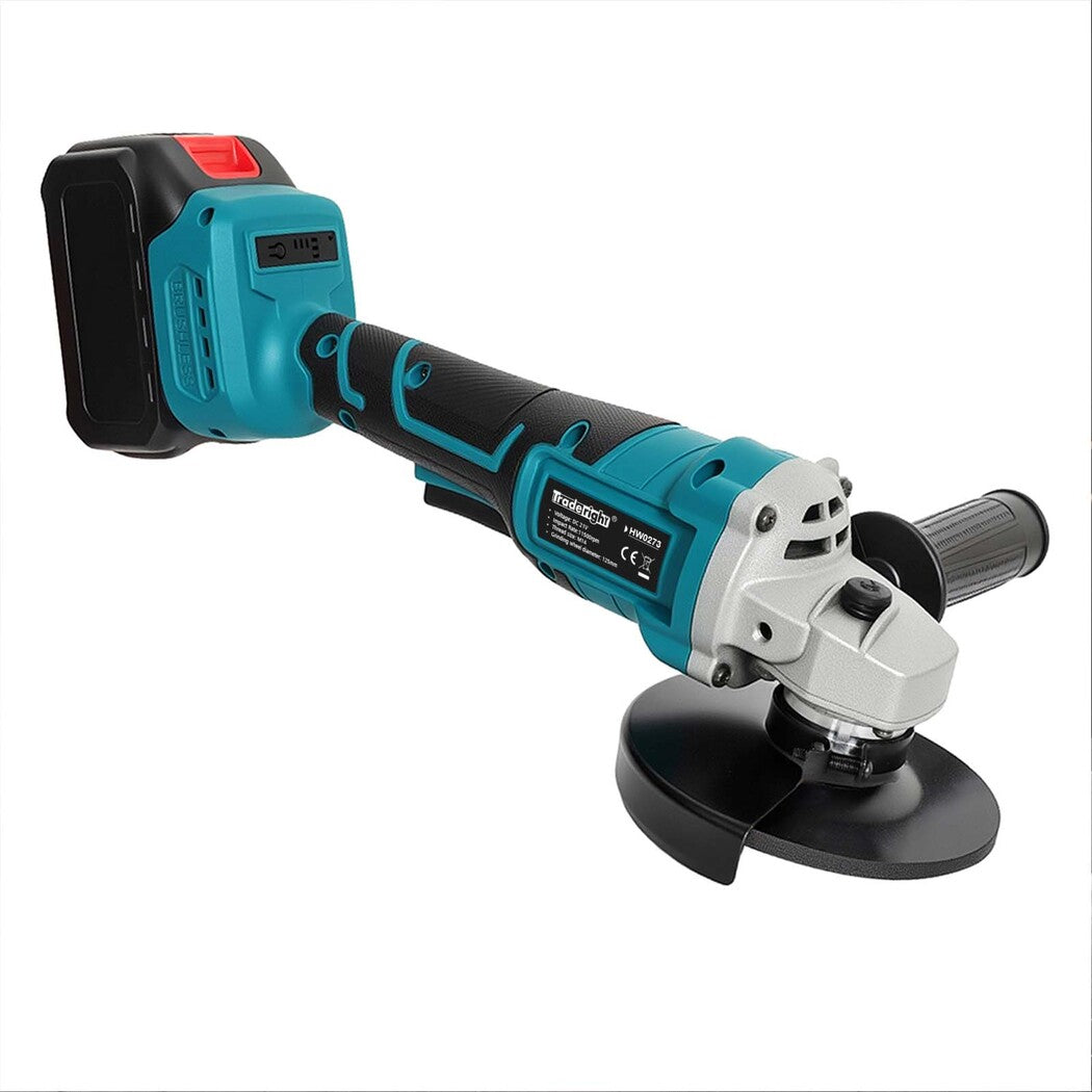 Traderight 21V Cordless Angle Grinder Kit 2 Batteries-1973194186555527169