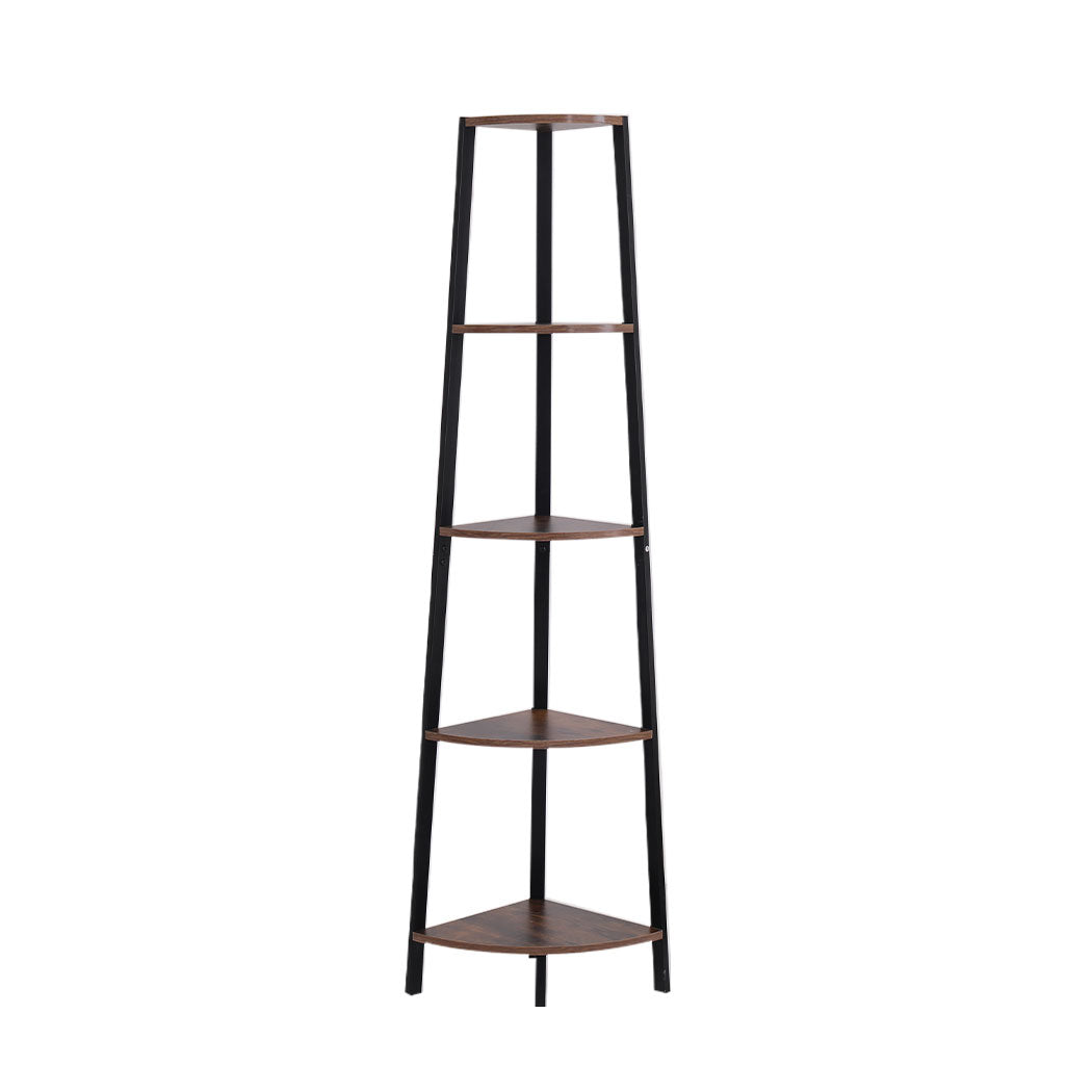 Levede 5 Tier Corner Shelf Industrial-1954802946470449153
