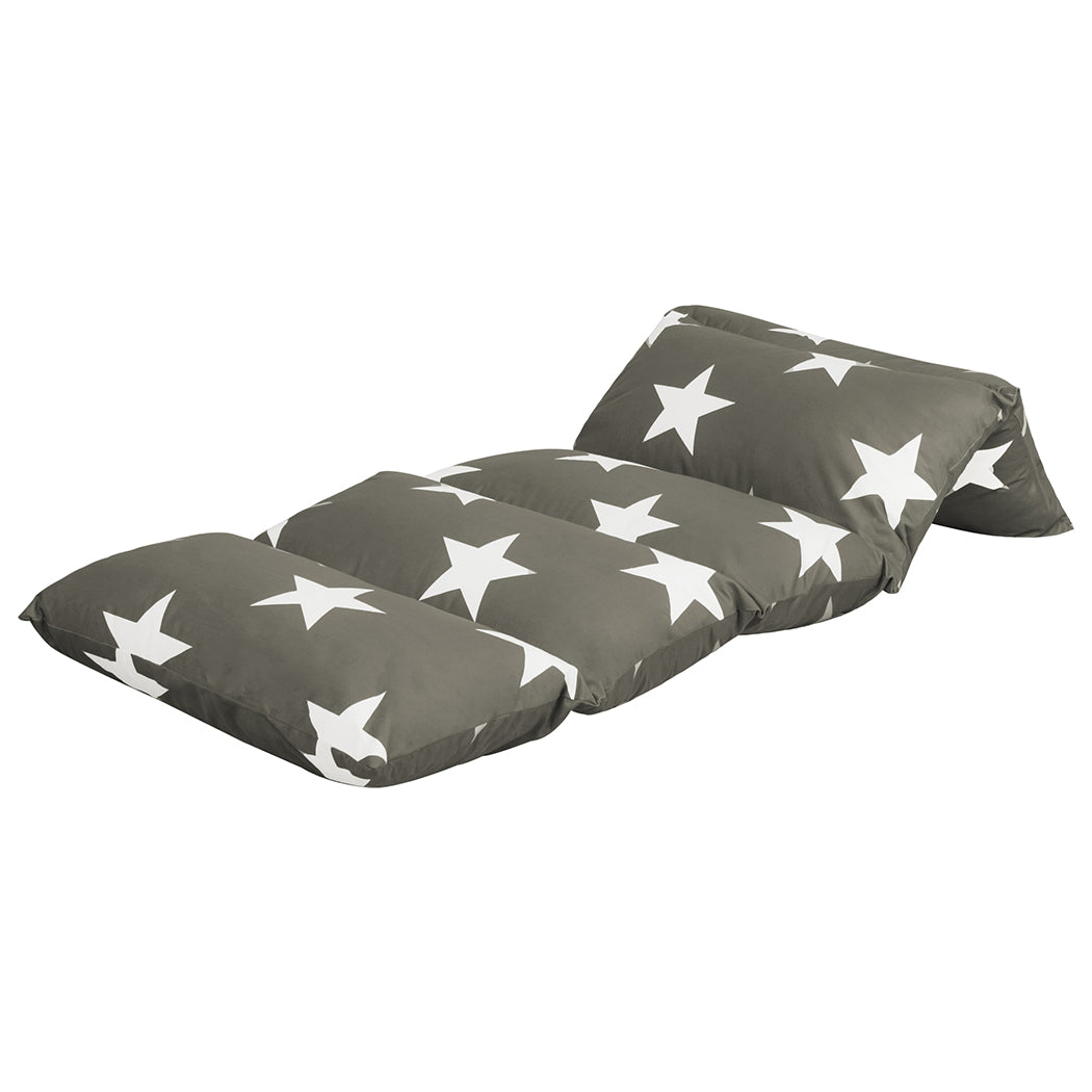 Dreamz Foldable Mattress Kids Pillow Dark grey Large-1954802508975181825