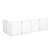 PaWz Wooden Pet Gate Dog Fence Safety White 100 Pack-1910112969287667713
