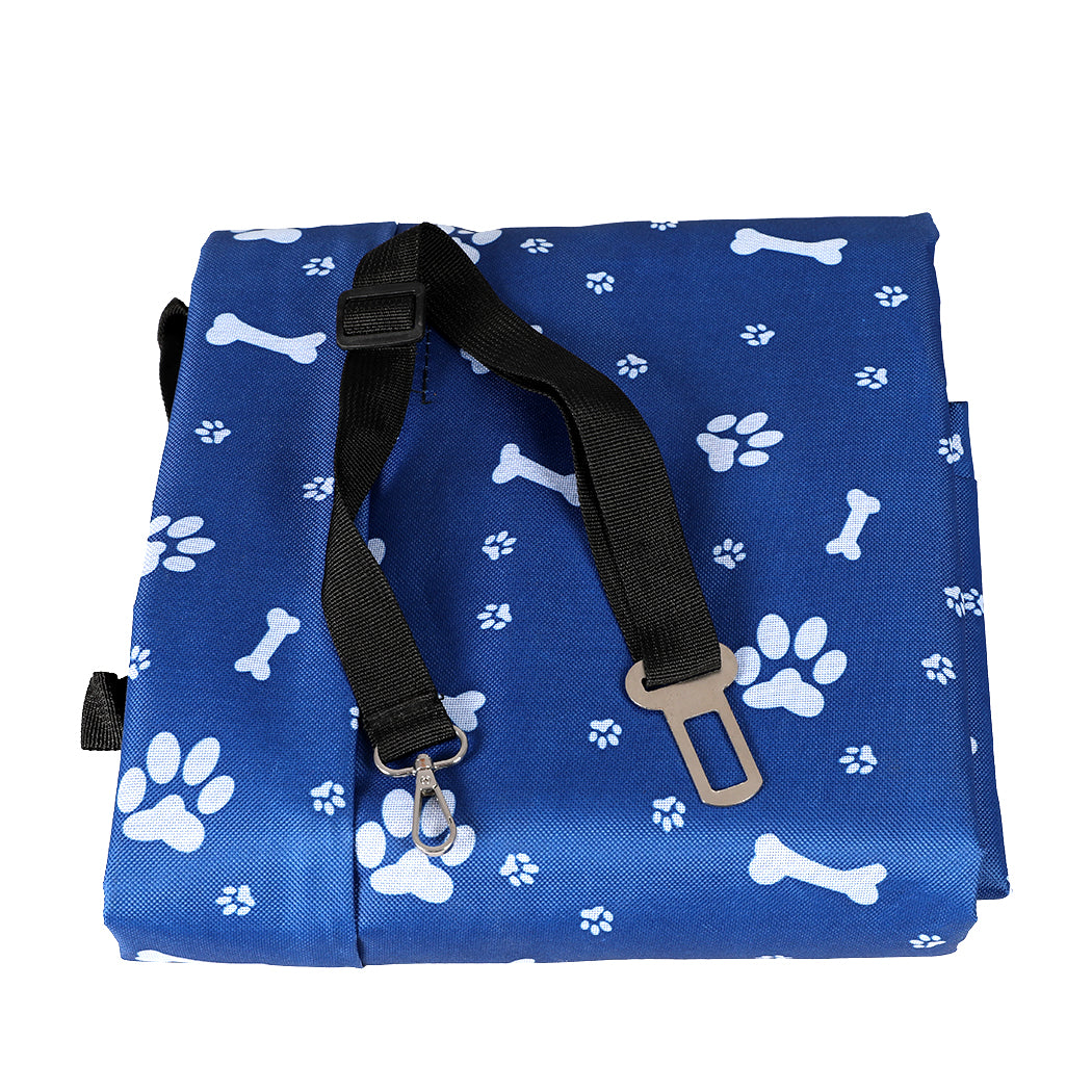 PaWz Pet Back Car Seat Cover Hammock Blue-1954802536816971777