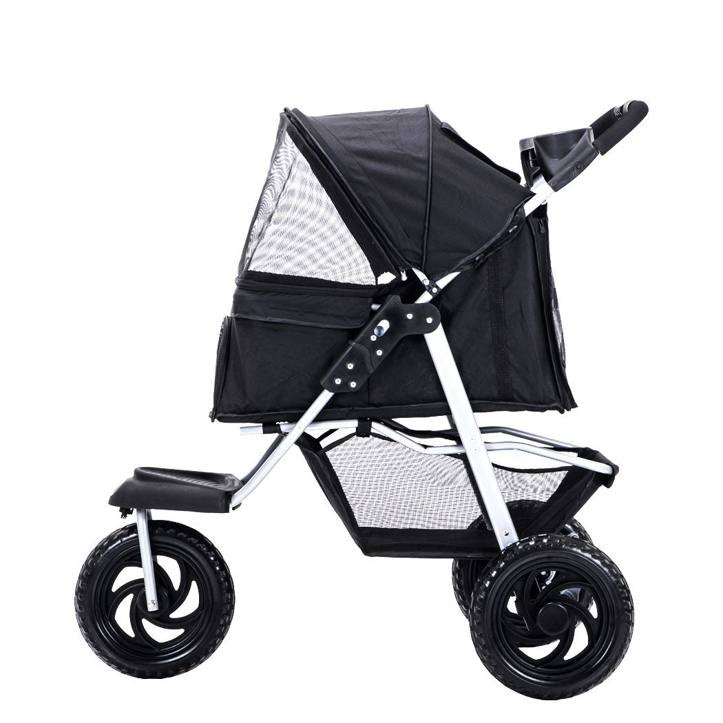 PaWz Pet Stroller Pram Dog Carrier Trailer-1910112546212417537