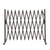 Garden Security Fence Gate Gate Metal Brown-1954802909376024577