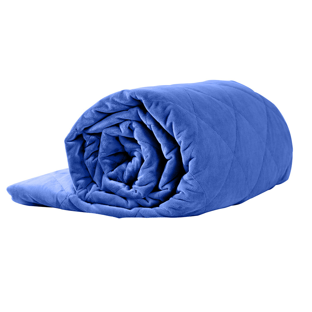 DreamZ 5KG Anti Anxiety Weighted Blanket Blue 5KGS-1910113219016527873