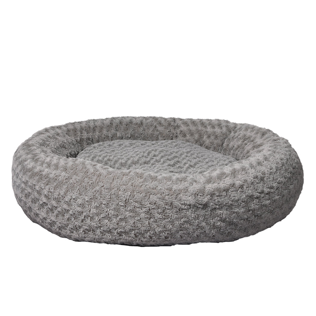 PaWz Calming Dog Bed Warm Soft Plush XL Grey X-Large-1910112468248694785