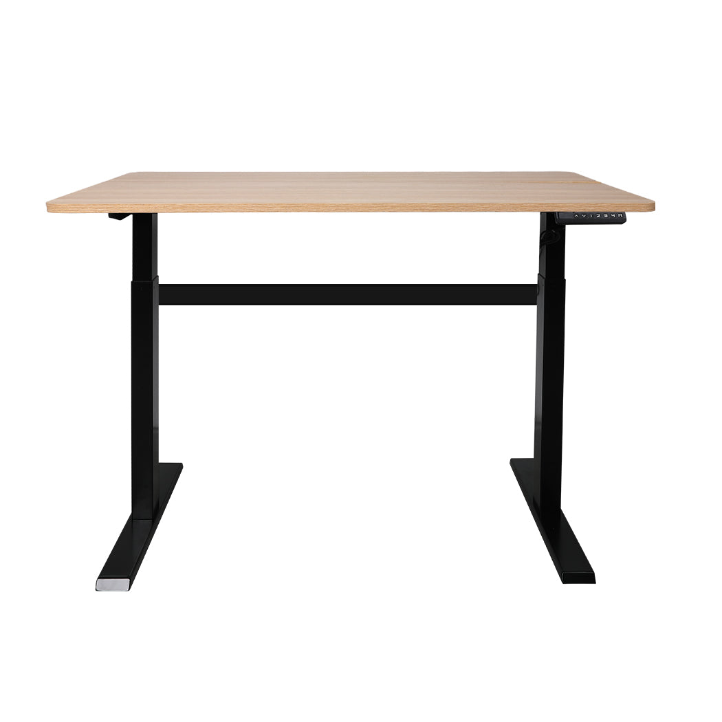 Levede Standing Desk Riser Motorised Oak-1919892936766656513