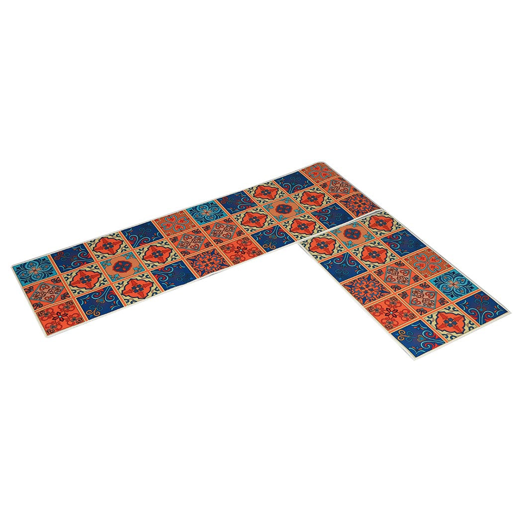 Marlow 2x Kitchen Mat Floor Rugs Area 45x150cm-1910113065345617921