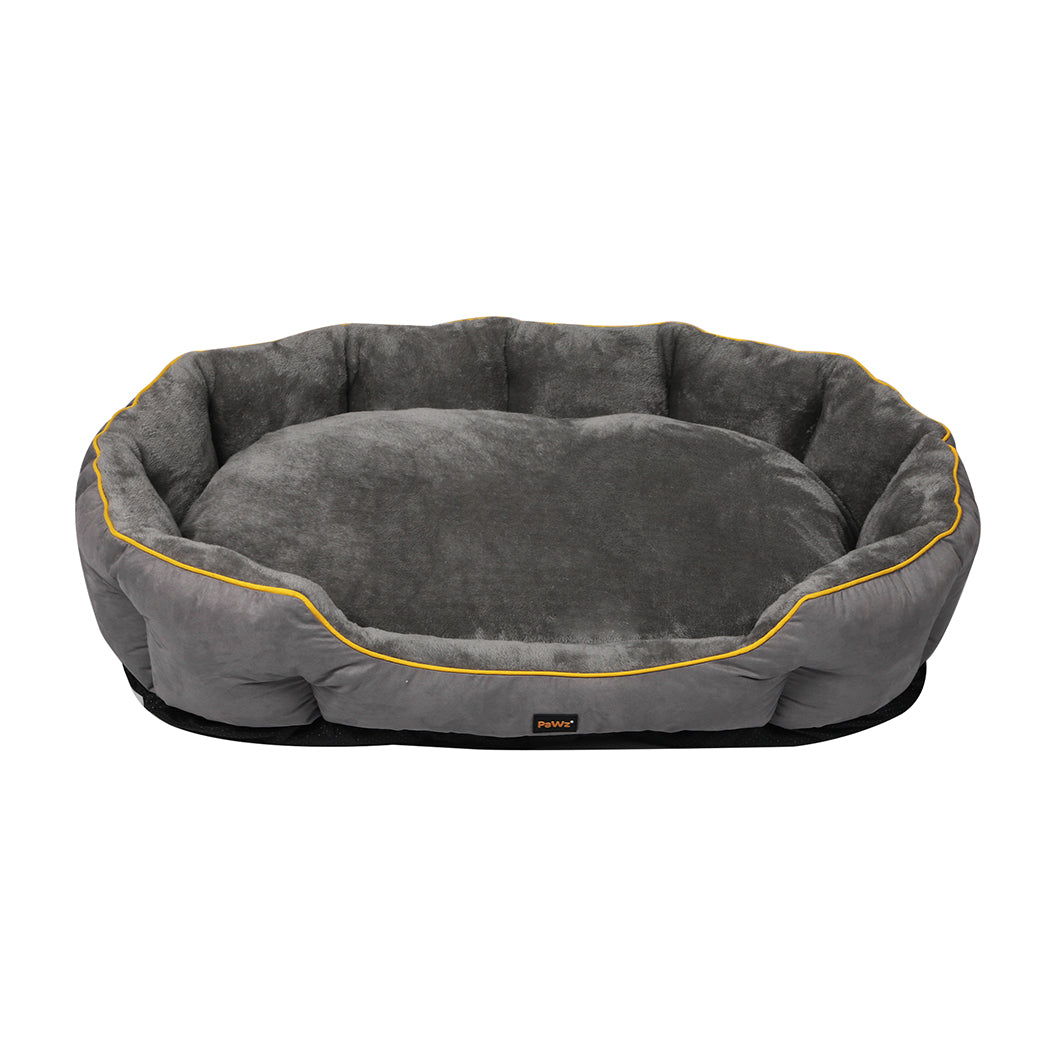 PaWz Electric Pet Heater Bed Heated M Grey Medium-1910112463077117952