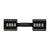 Centra A Pair 2.8KG-10KG Dumbbells Black-1954802366654058497
