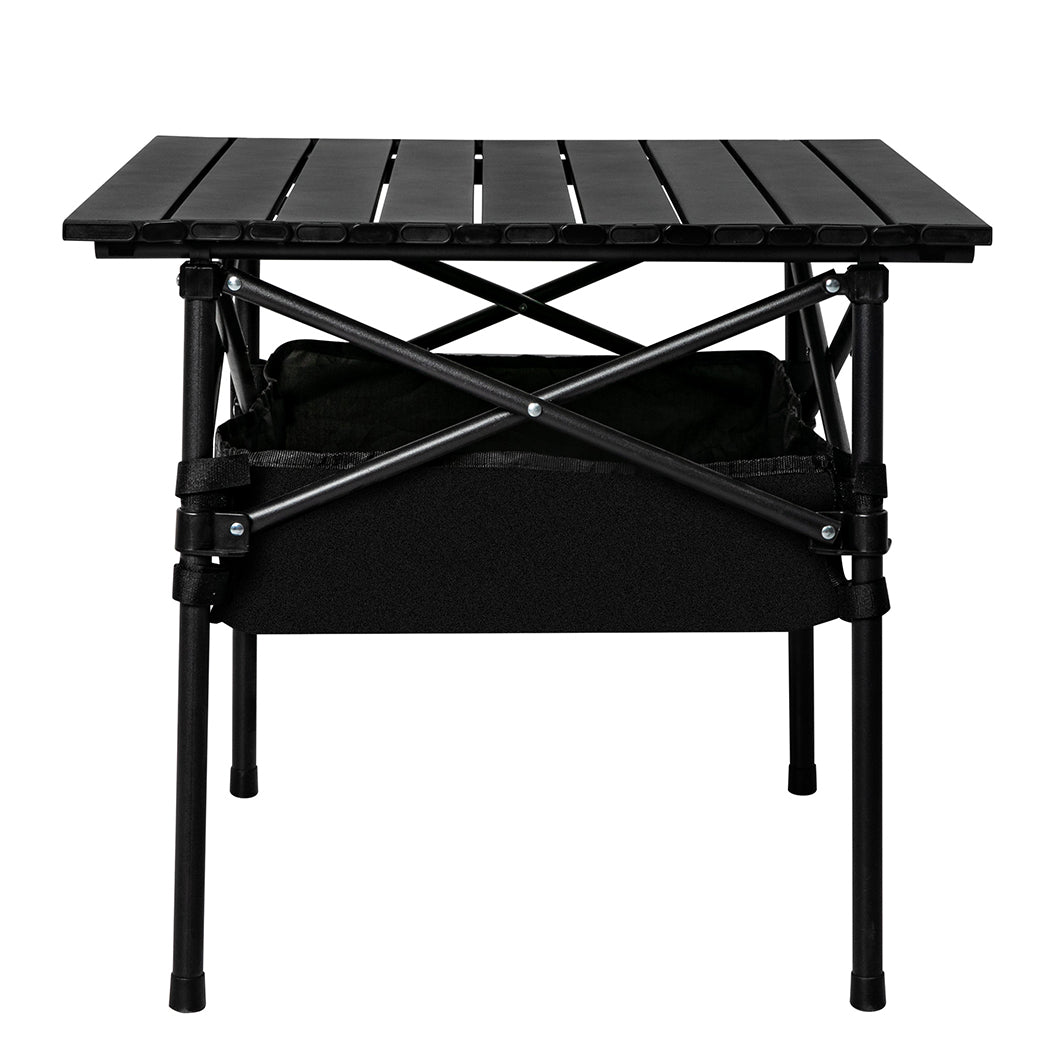 Levede Folding Camping Table Portable Black-1954802887104270337