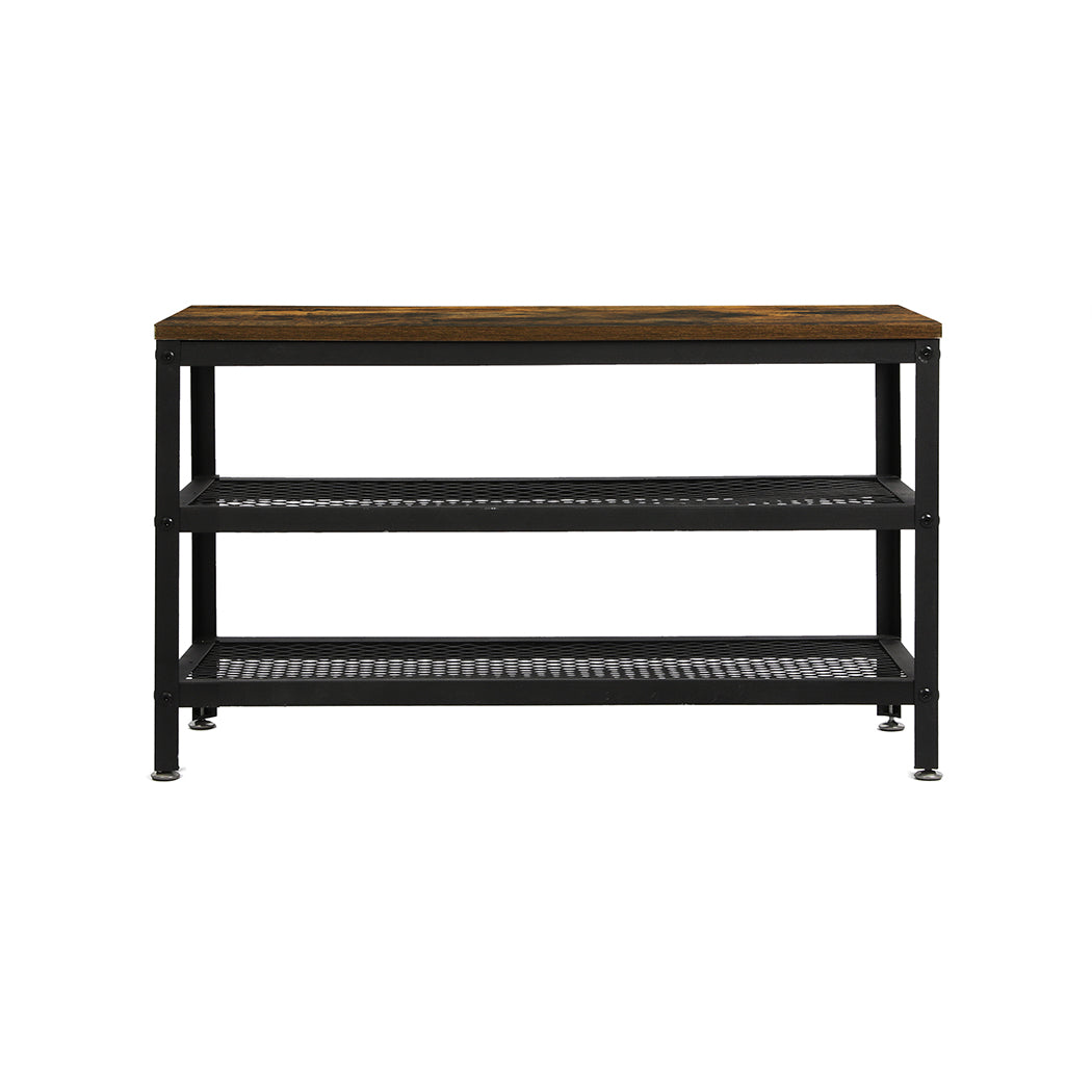 Levede 3-Tier Shoe Rack Bench Storage Cabinet 73cm-1954802690282360833