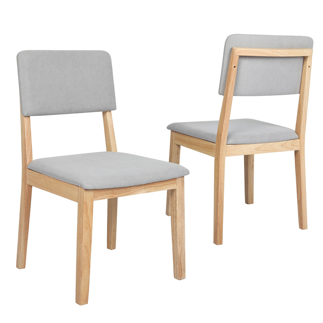 Levede 2x Dining Chair Armless Upholstered Seat-1954802458874220545