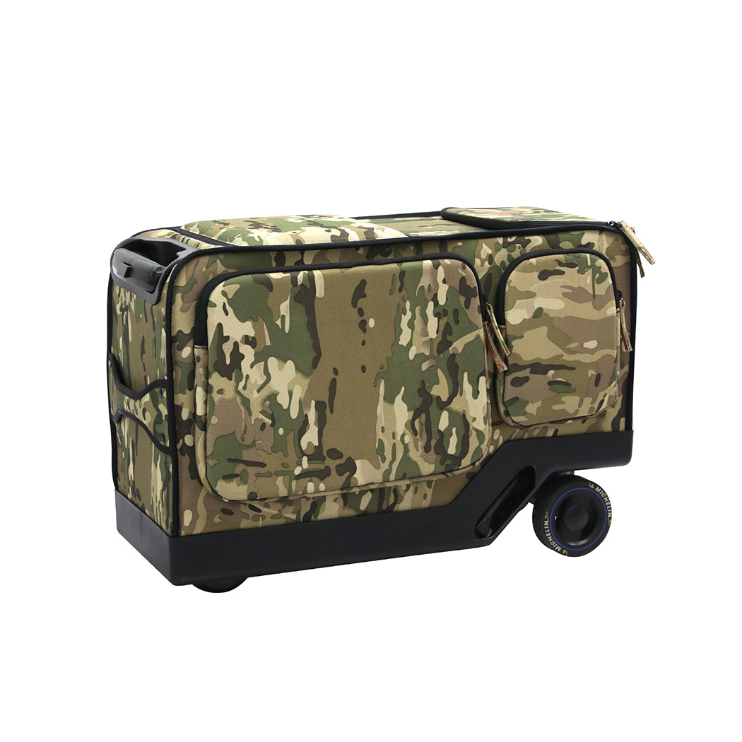 Slimbridge 20" Electric Riding Luggage Suitcase Green Colour-1954802821153034241