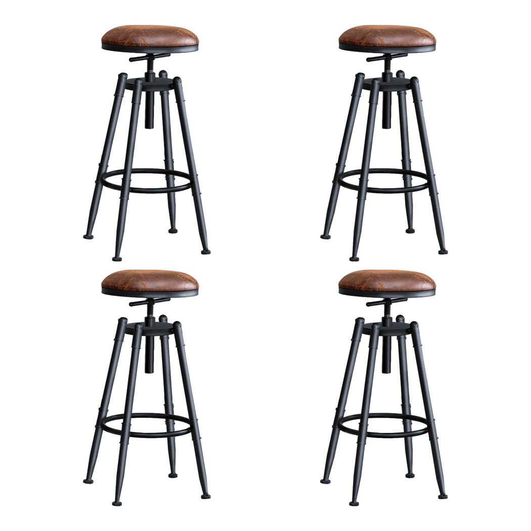 Levede 4x Bar Stools Industrial Kitchen-1954802949842669569