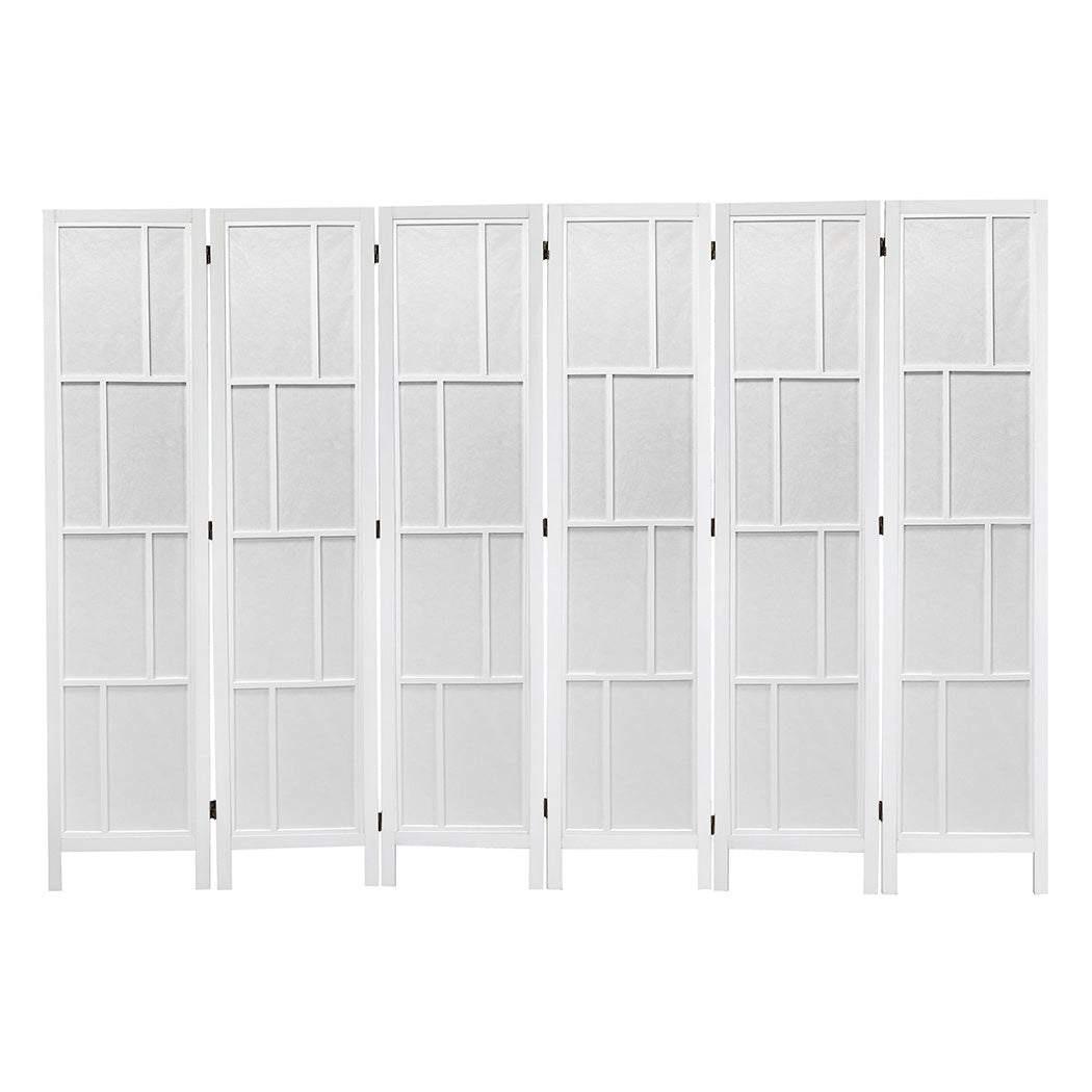 Levede 6 Panel Room Divider 170cm Freestanding Screen-1973194197406191617