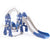 BoPeep Kids Slide Swing Basketball Ring Blue-1954802767302365185
