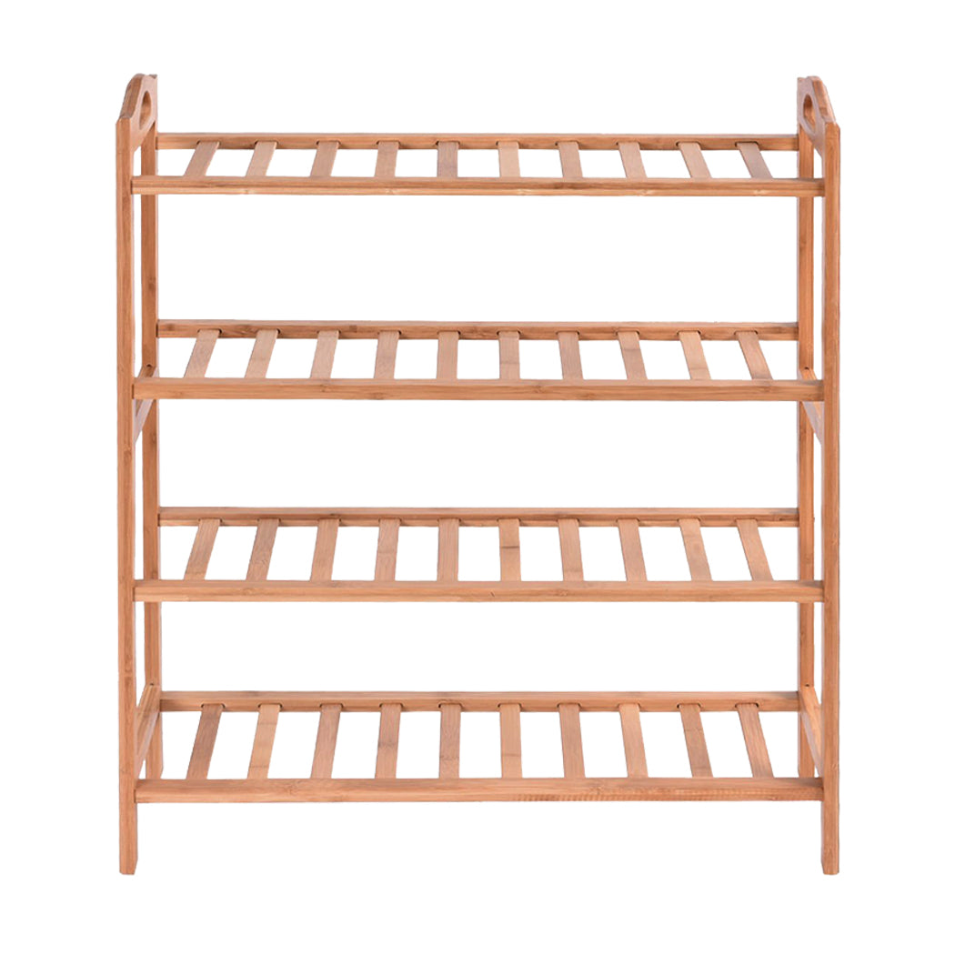 Levede Bamboo Shoe Rack Storage Wooden-1954802687648337921
