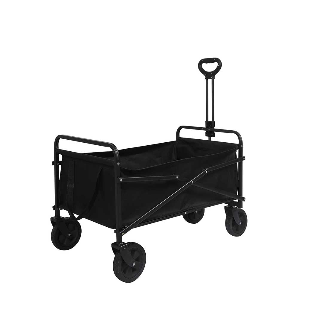 Lambu Garden Trolley Cart Foldable Picnic Black-1910112310475755521