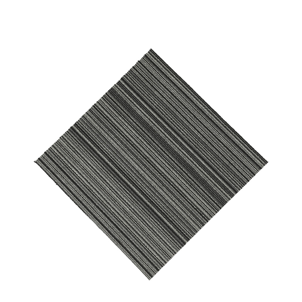 Marlow 20x Carpet Tiles 5m2 Box Heavy Black-1954802710482128897