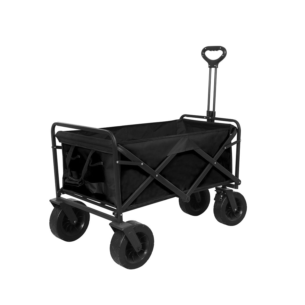 Lambu Garden Camping Trolley Outdoor Black-1954802672838250497