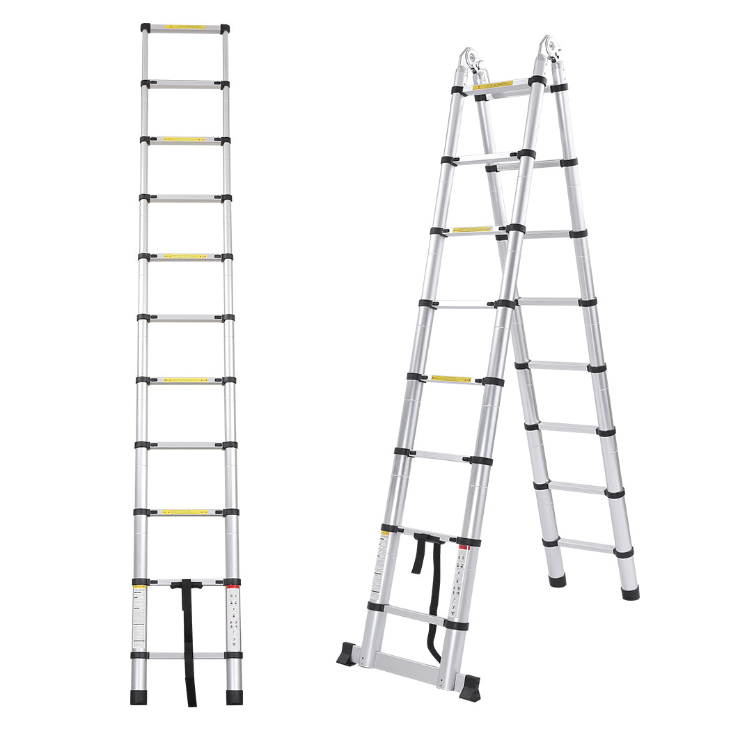 Traderight Multipurpose Ladder Telescopic 3.2M Medium-1919892889358438401