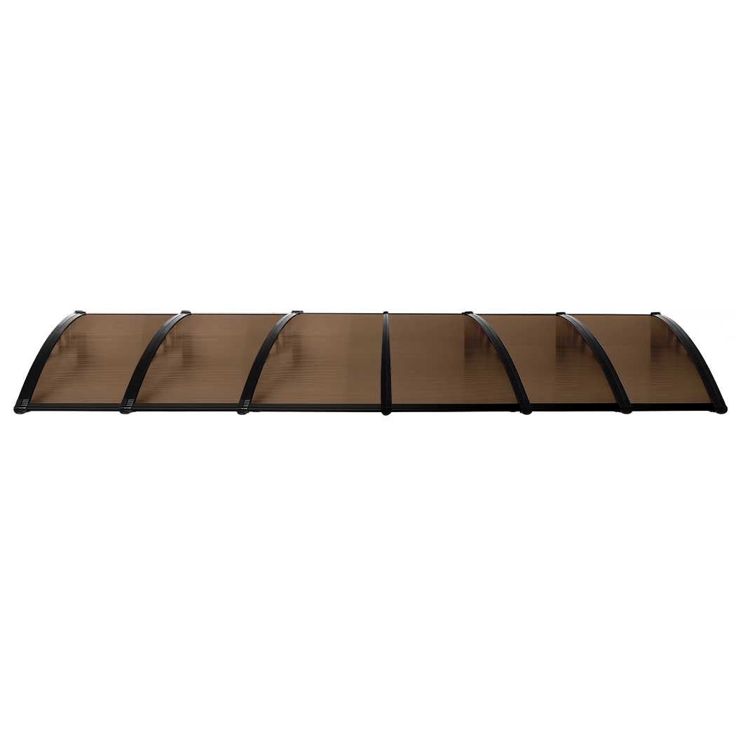 Mountview Window Door Awning Outdoor 1M X 6M Brown 1x6M-1954802873737023489