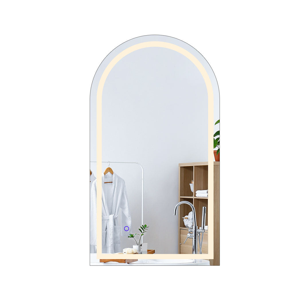 EMITTO LED Wall Mirror Arch Anti-fog 50*90cm 50x90-1910113317356179457