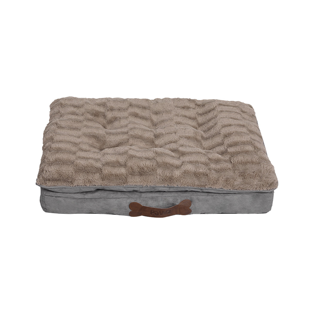 PaWz Dog Calming Bed Pet Cat Removable M Khaki Medium-1910112966724947968