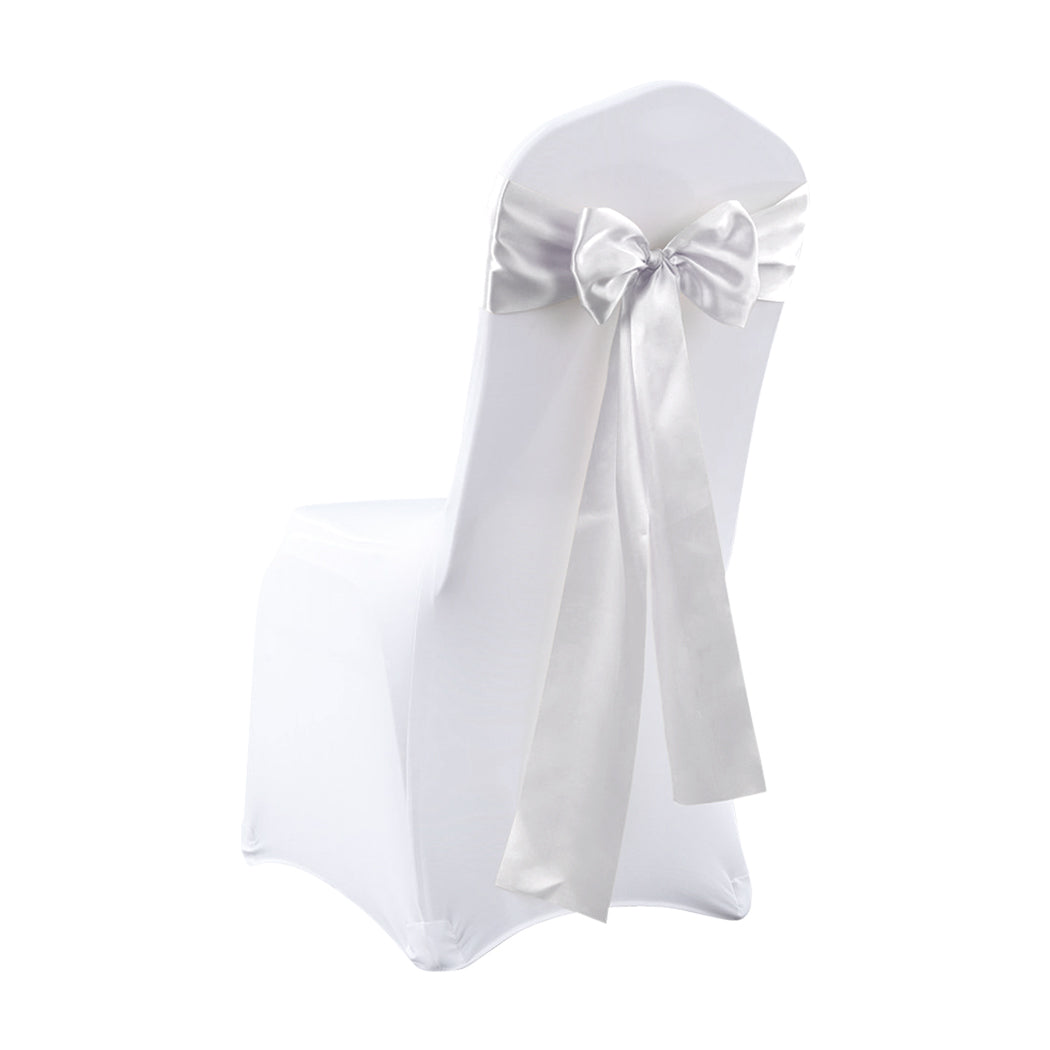 50x Satin Chair Sashes Cloth Cover Wedding-1954802401676496897
