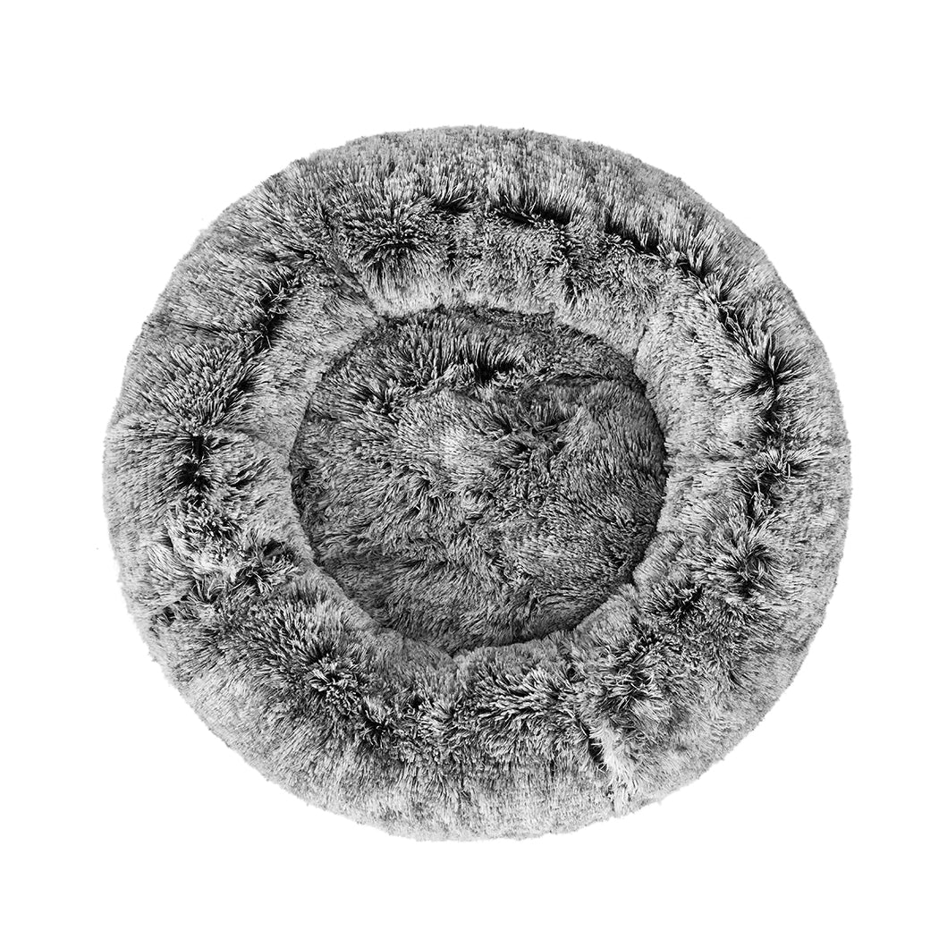 PaWz Pet Bed Cat Dog Donut Nest Calming XXL Charcoal XX-Large-1954802521629396993