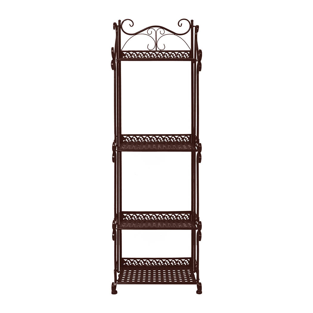 Levede Plant Stand 4 Tiers Outdoor Indoor Bronze-1910112301336367105