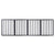Wooden Pet Gate Dog Fence Retractable Grey 600x 3MM-1910112968574636033