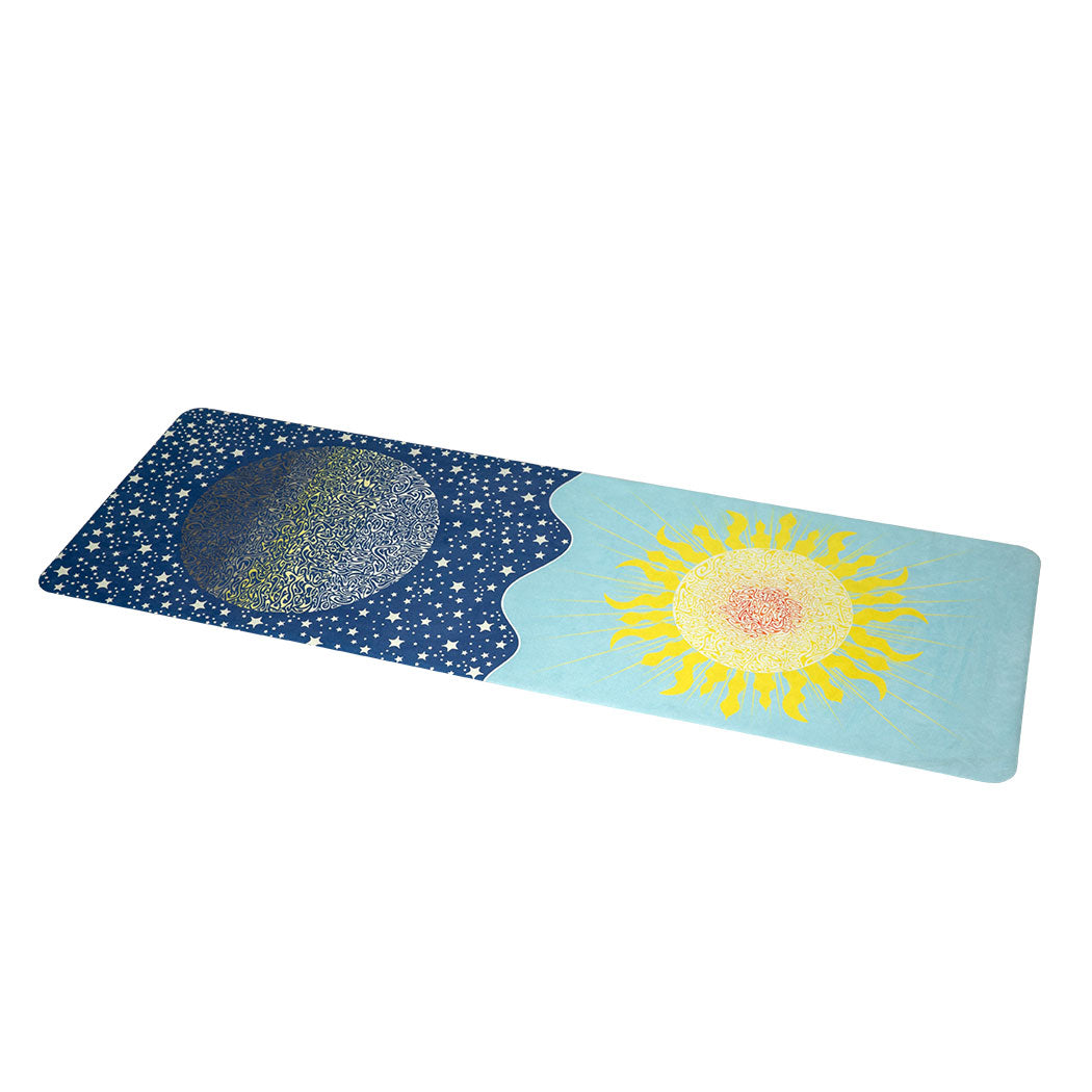 Centra Yoga Mat Foldable Non-Slip Exercise Blue-1910112331136897025