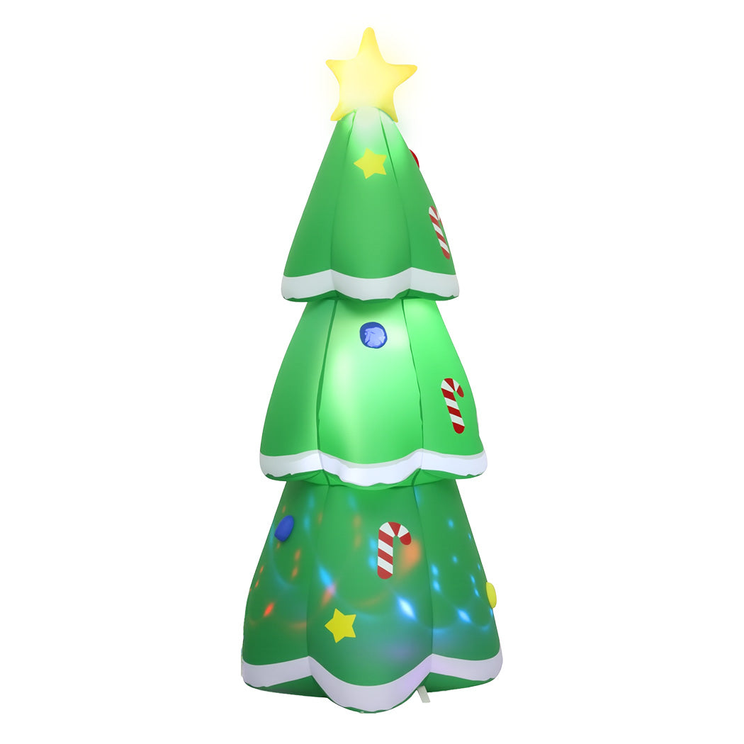 Santaco Inflatable 1.5M Christmas Tree Flashing Light-1973194174165553153