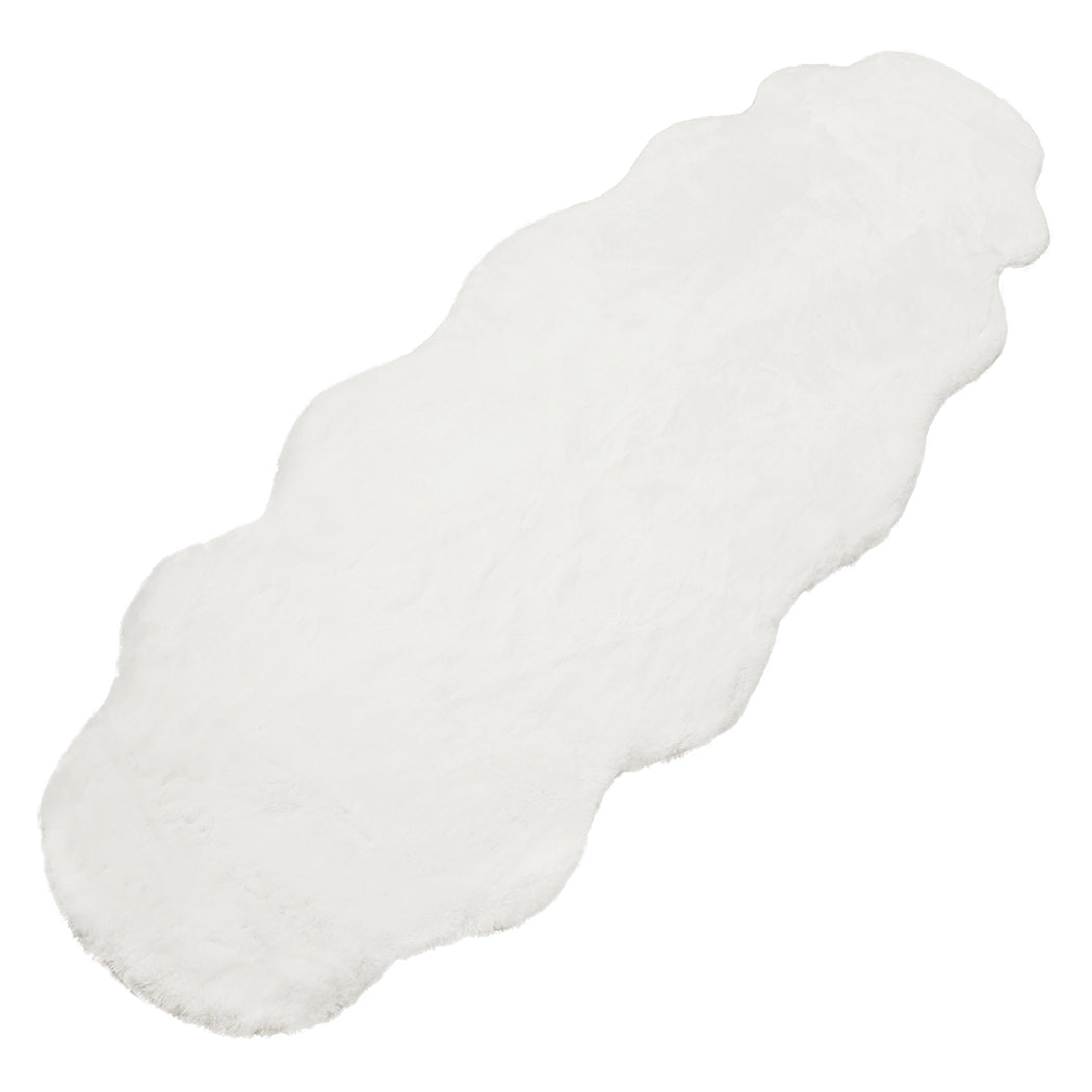 Marlow Floor Rug Area Rugs Cloud Fluffy 60X160cm White-1954802714328305665