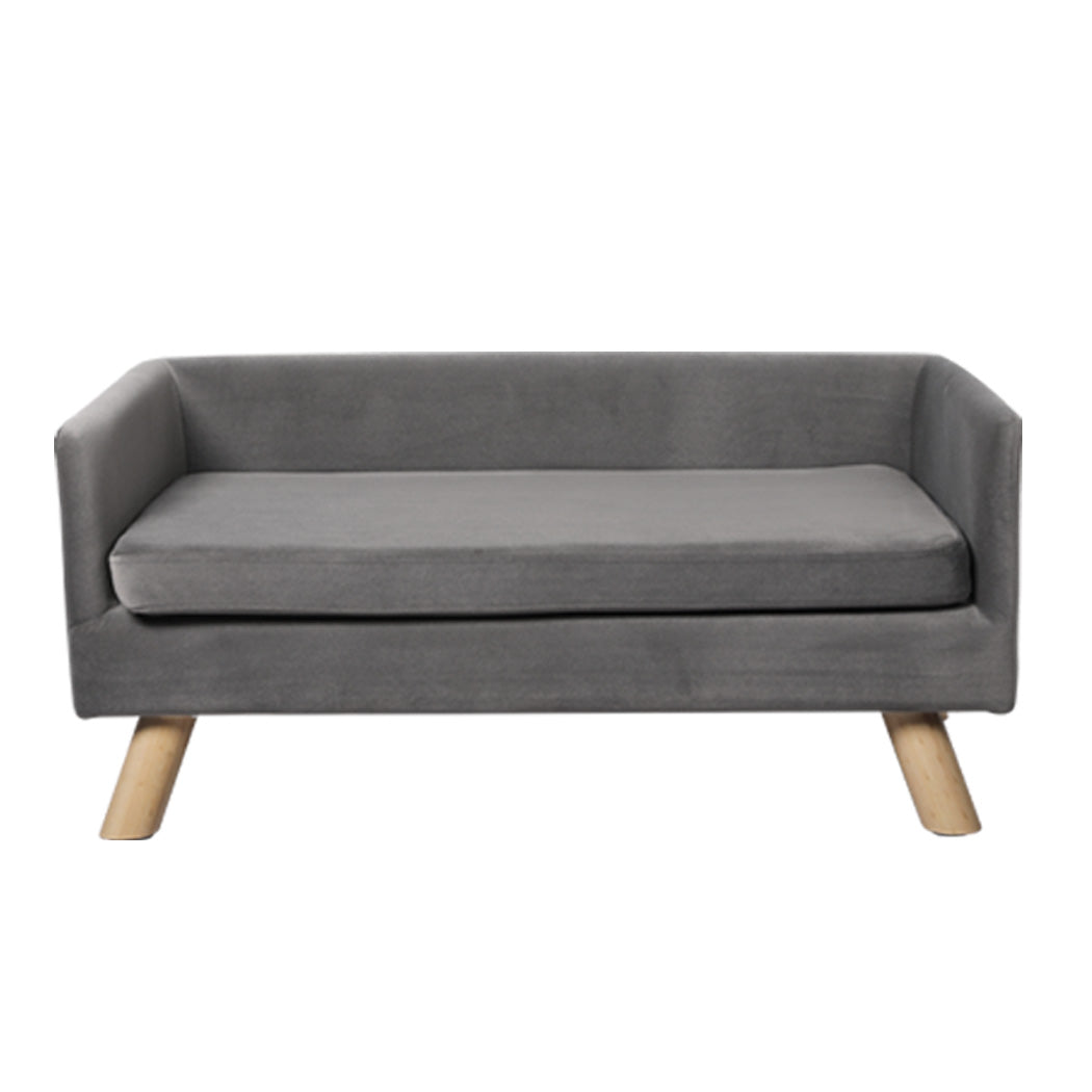 PaWz Pet Sofa Bed Dog Warm Soft Lounge Grey-1954802551631253505