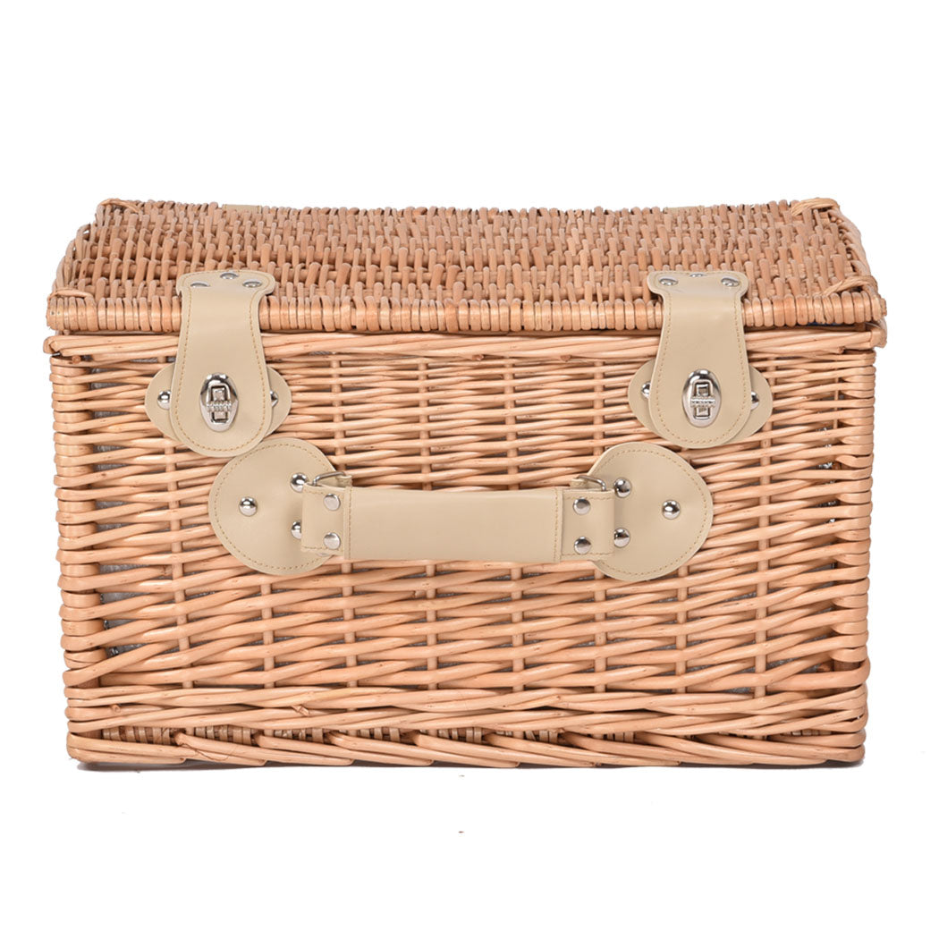 4 Person Picnic Basket Baskets Set Outdoor-1954802336559927297