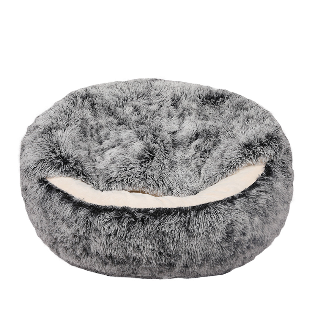 PaWz Pet Dog Calming Bed Warm Soft Plush L Large-1910112982403256321