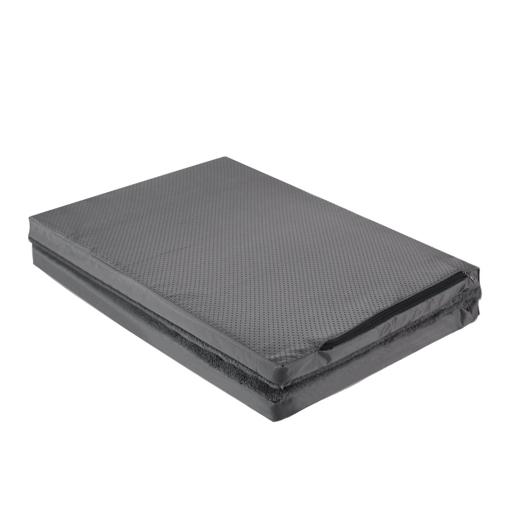 PaWz Pet Bed Foldable Dog Puppy Beds Grey Large-1954802758007787521