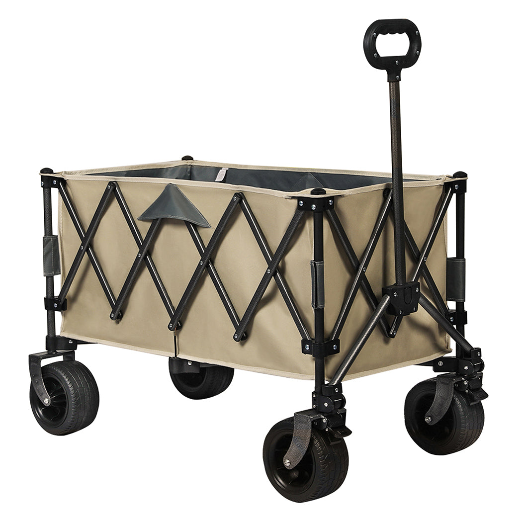 Lambu Folding Wagon Cart Khaki-1954802442164113409