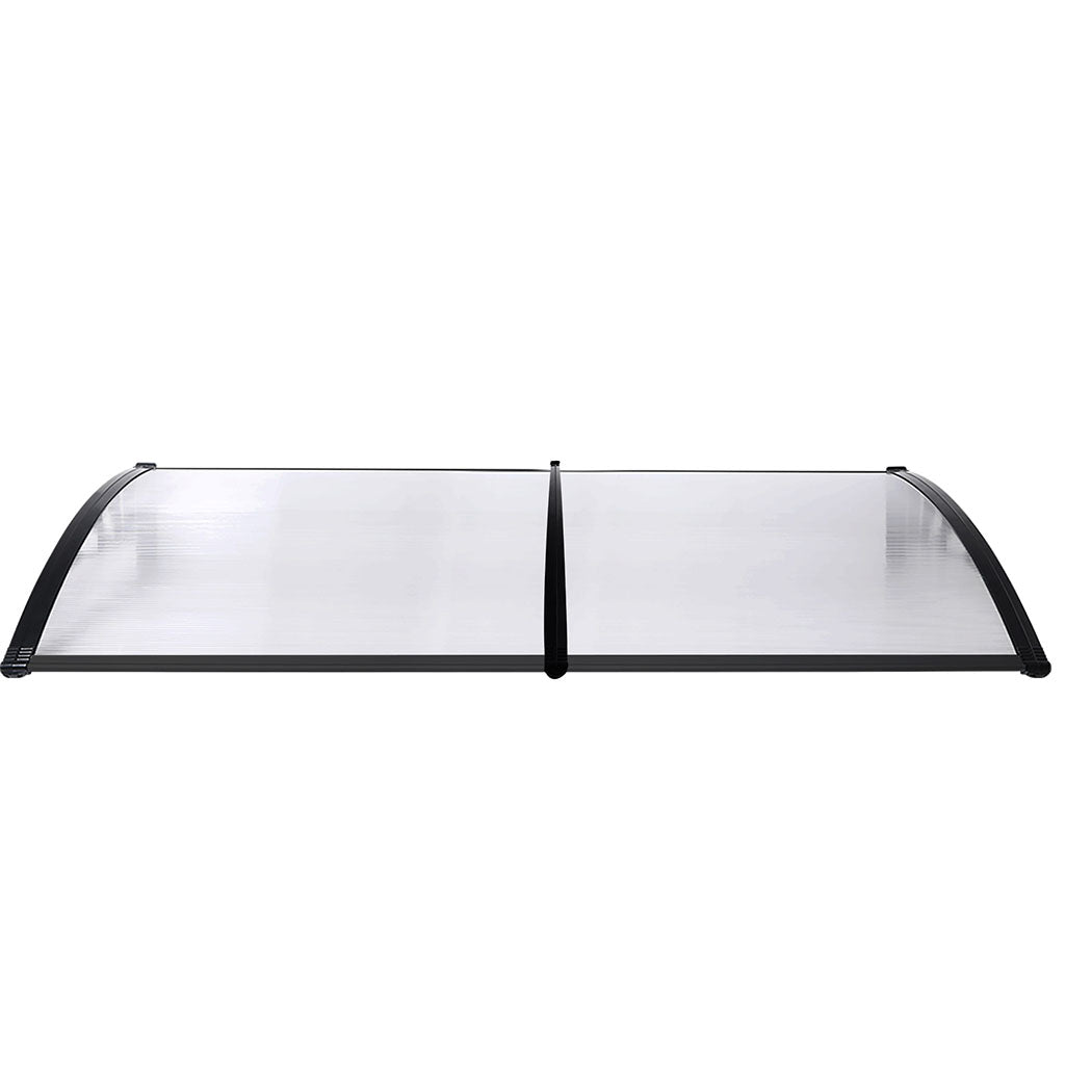 Mountview Window Door Awning Outdoor 1M X 2.4M Transparent 1x2.4M-1954802872516481025