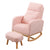 Levede Rocking Chair Ottoman Footrest With Side Pocket-1954802459775995905
