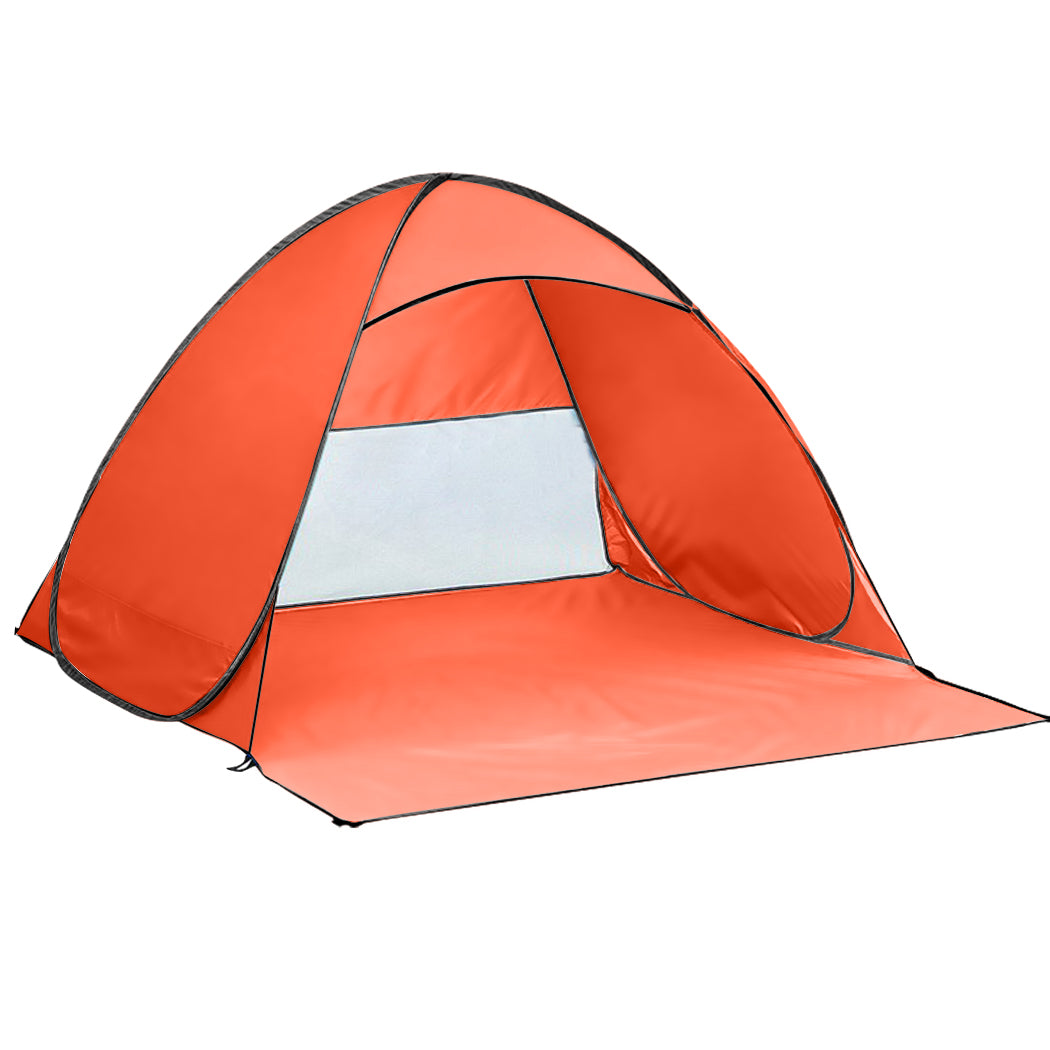 Mountview Pop Up Beach Tent Caming Portable Orange-1910112599937257473