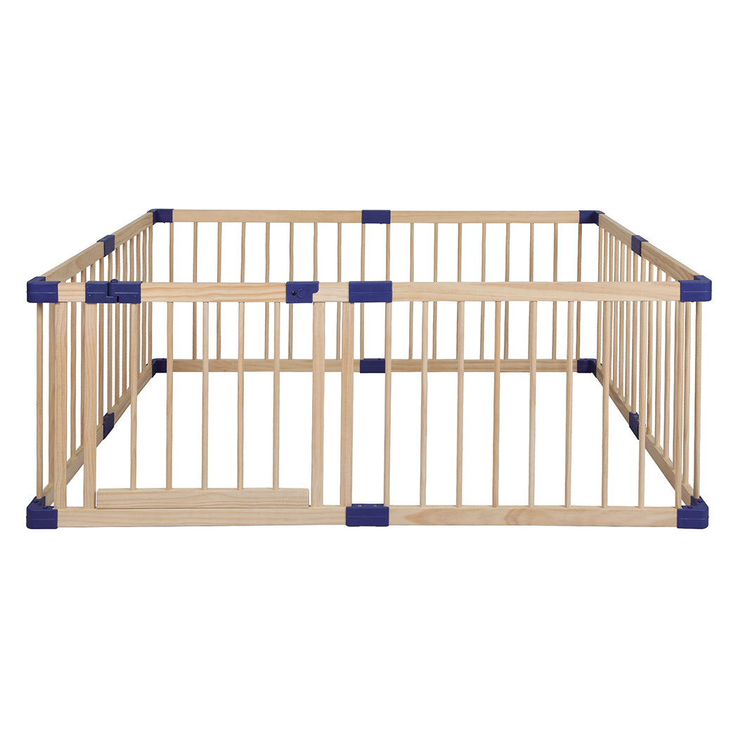 BoPeep Kids Playpen Wooden Baby Safety Gate Fence Child Play Game Toy Security L