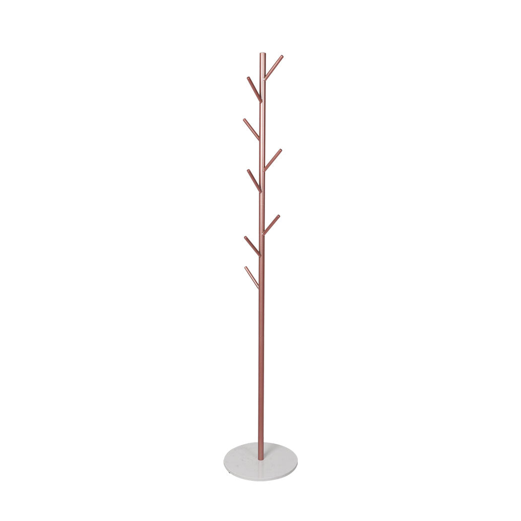 Levede Coat Rack Hat Clothes Stand Hanger Rose Gold Rose Golden-1954803010026737665