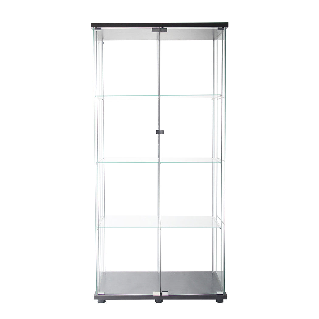 164cm Glass Display Cabinet 2 Doors-1954802343254036481